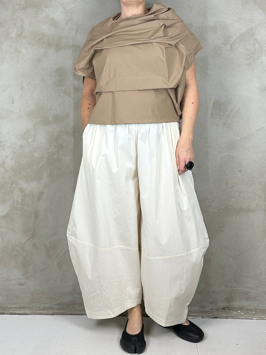 Studio Project Pleat Top Camel