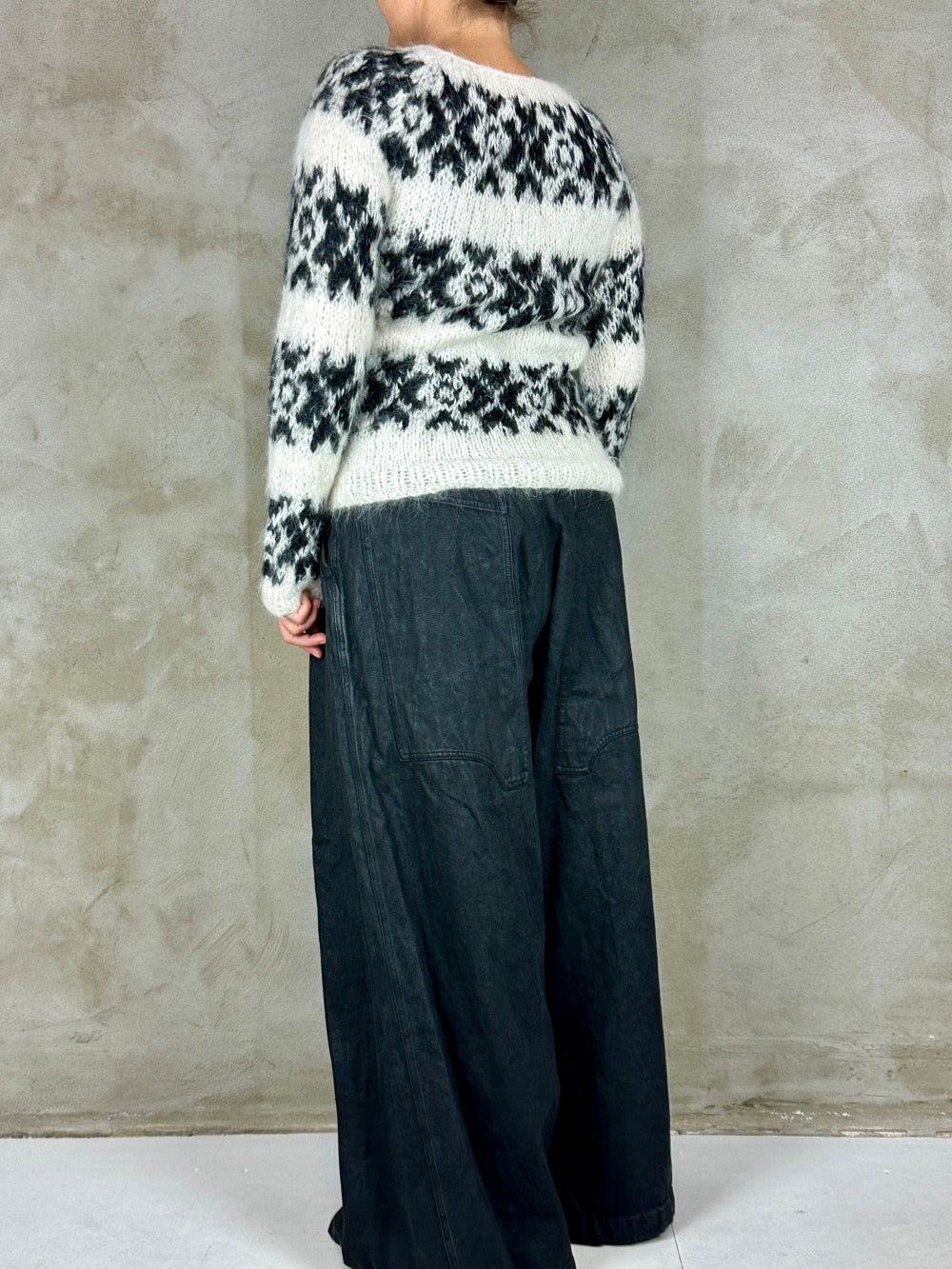 Gudrun & Gudrun Inka Off White - Black - Studio Grundahl
