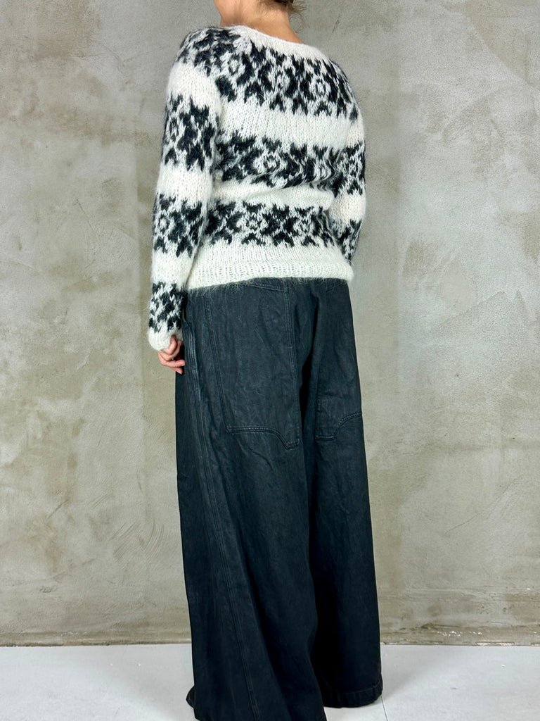 Gudrun & Gudrun Inka Off White - Black