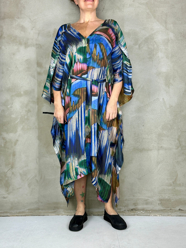 Henrik Vibskov Uncut Kaftan Multi Brush Drip
