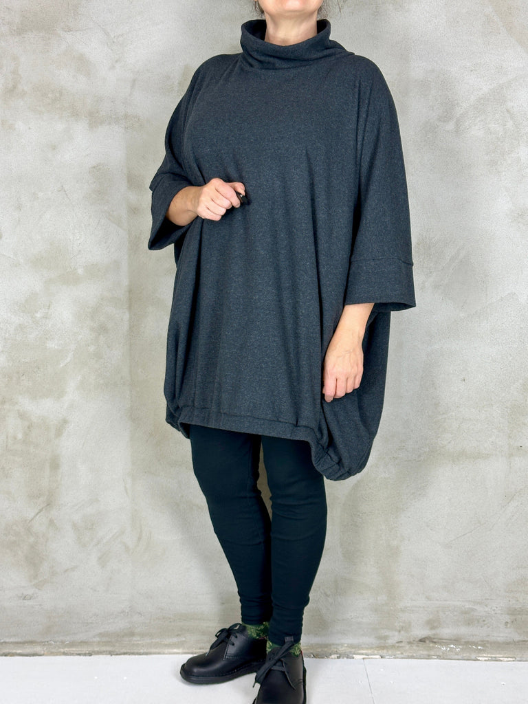 Liselotte Hornstrup Zero Cotton Knit Dark Grey