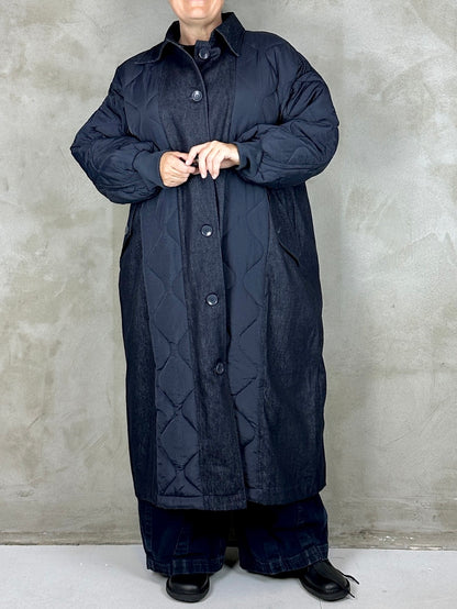 Studio Projects Kitsura Coat Navy Denim