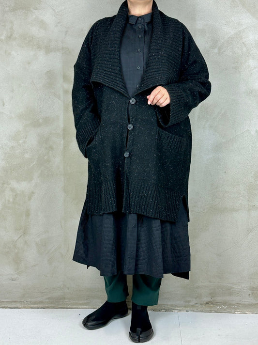Black Label 3627204 Long Cardigan Black