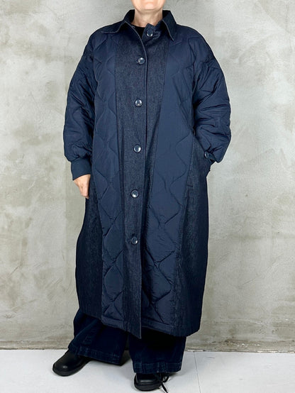 Studio Projects Kitsura Coat Navy Denim