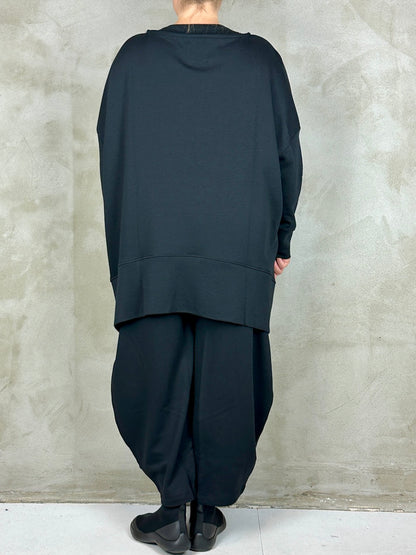 Sort Arhus SA2157 Oversize Blouse Black