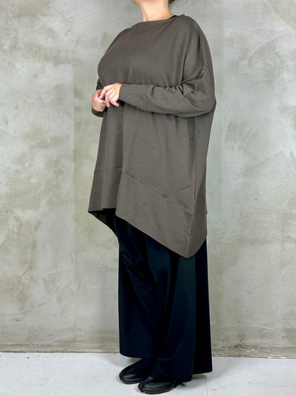 Sort Arhus SA2157 Oversize Blouse Moro