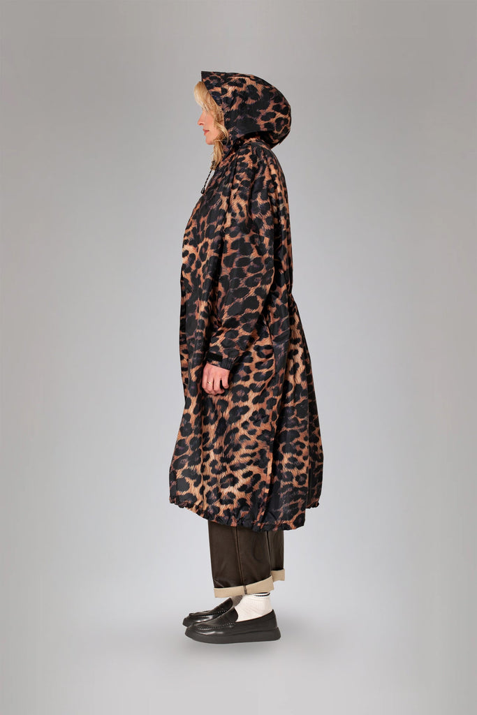 Rainkiss Dark Leopard Raincoat