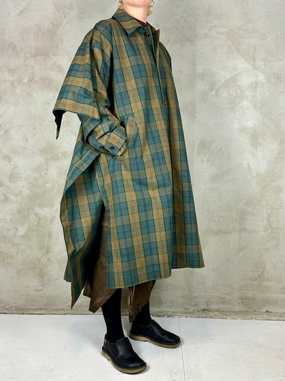 Henrik Vibskov Uncut Coat Tartan Dry Wax