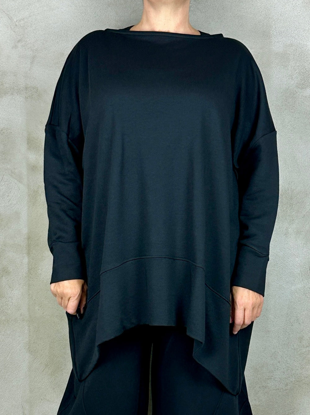 Sort Arhus SA2157 Oversize Blouse Black
