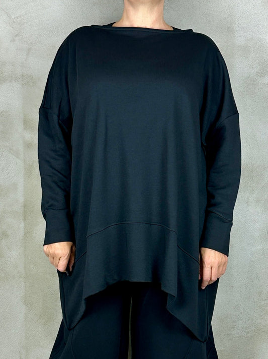 Sort Arhus SA2157 Oversize Blouse Black
