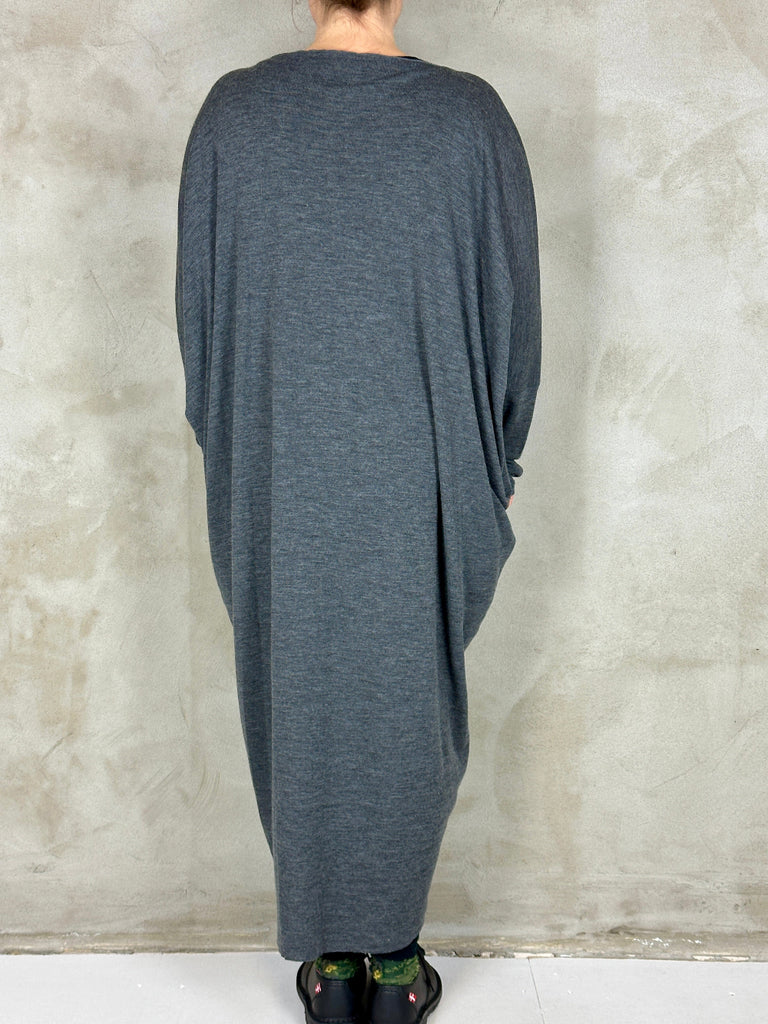 Liselotte Hornstrup Parrow Wool Dress Grey Melange