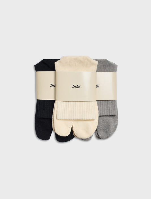 Tabi Socks 3 Pack Mixed