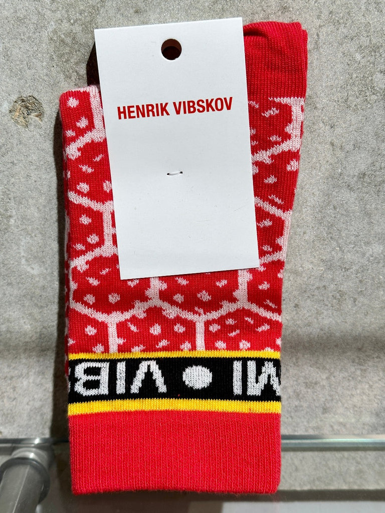 Henrik Vibskov Vibs Salami Socks Red