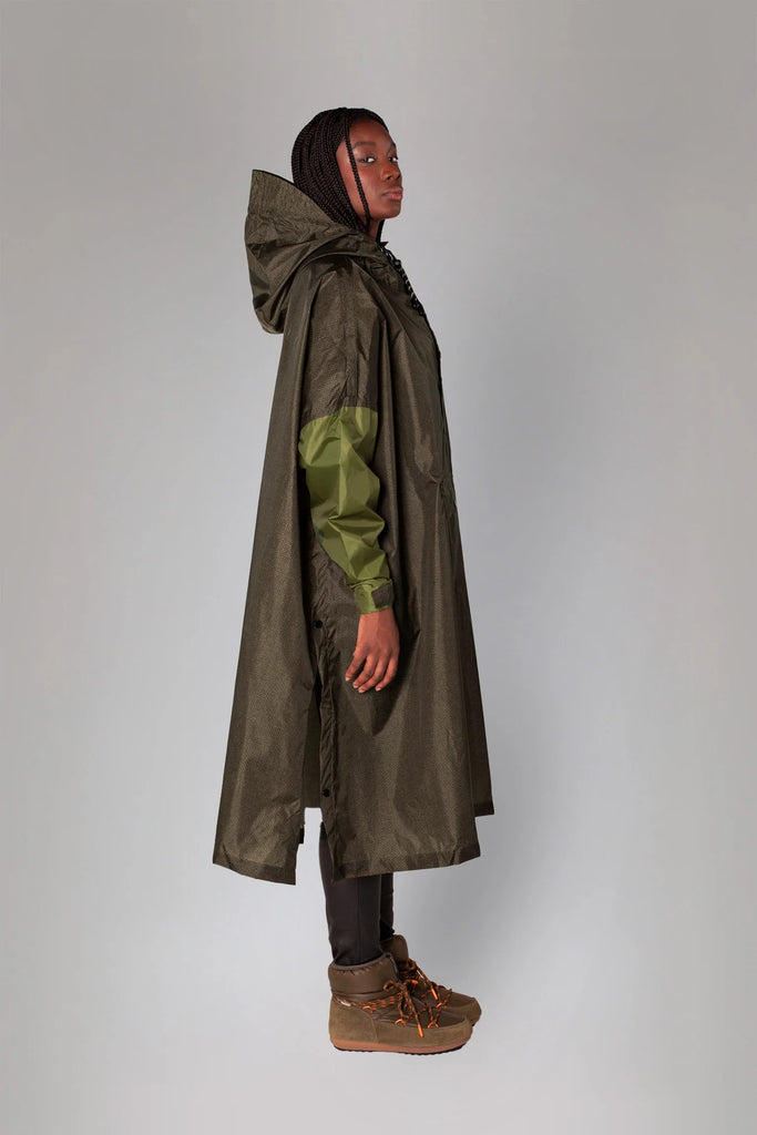 Rainkiss Herringbone Rain Poncho