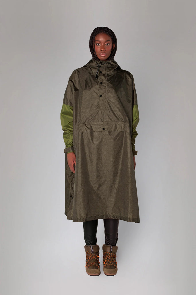 Rainkiss Herringbone Rain Poncho