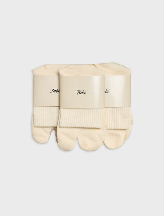 Tabi Socks 3 Pack Off-White