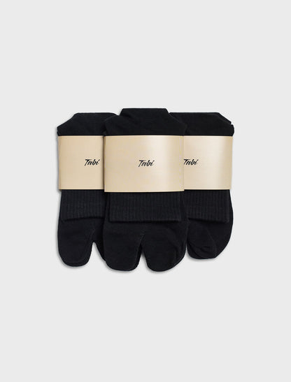 Tabi Socks 3 Pack Black