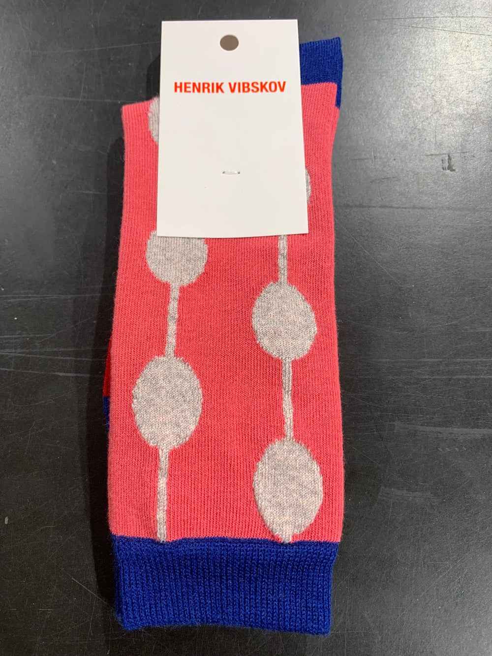Henrik Vibskov Bubble Wool Socks Rose/Cream