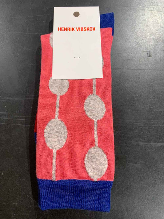 Henrik Vibskov Bubble Wool Socks Rose/Cream
