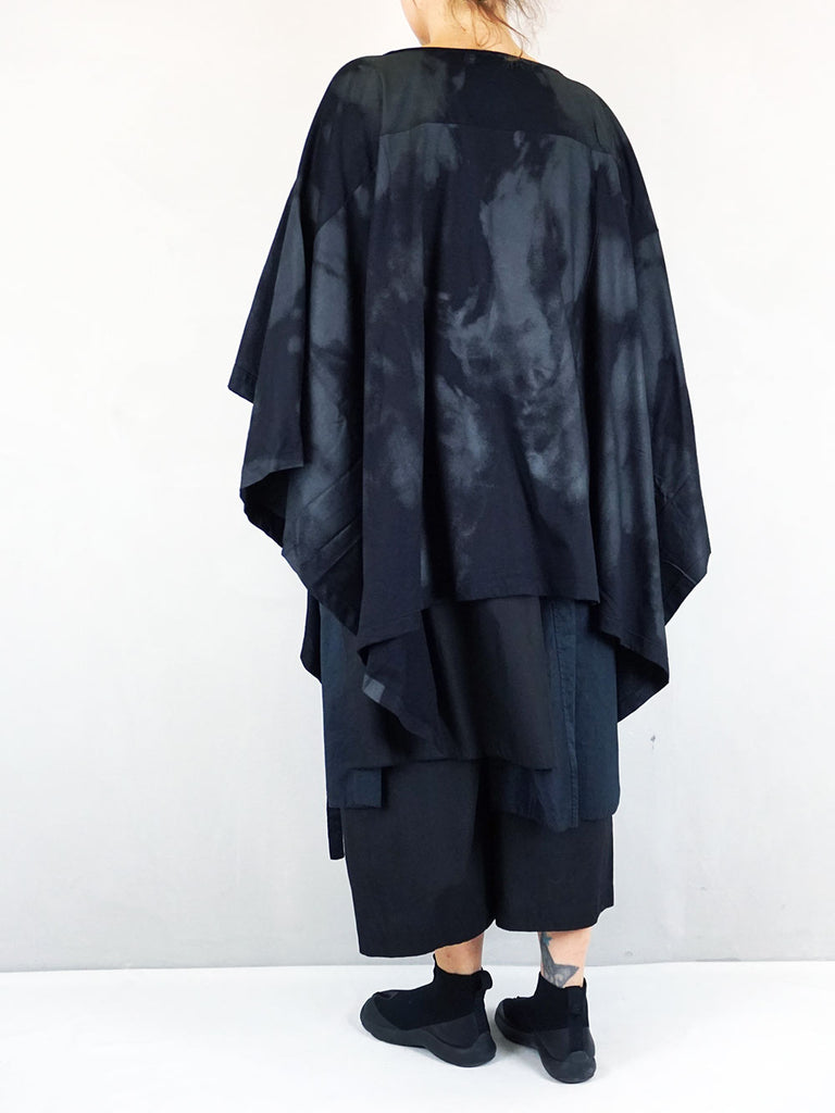 Moyuru 1408 Knitted Pullover Black Print