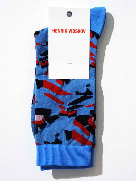 Henrik Vibskov Mini Cake Socks Femme Navy & Black