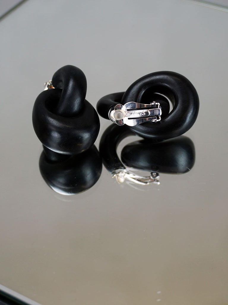 Monies Earrings 2-051K Black