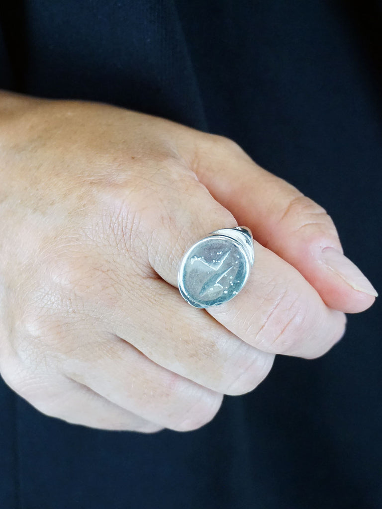 Alice Kaufmann Moulded Round Signet Ring